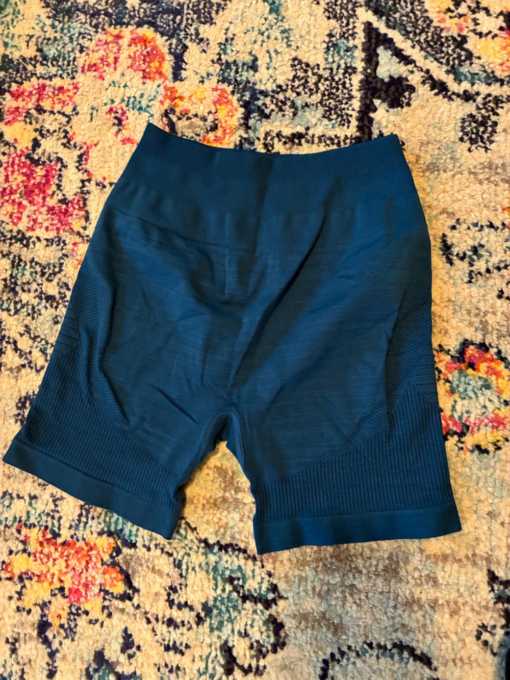 Women’s  Seamless Compression Bike Shorts - Deep Teal